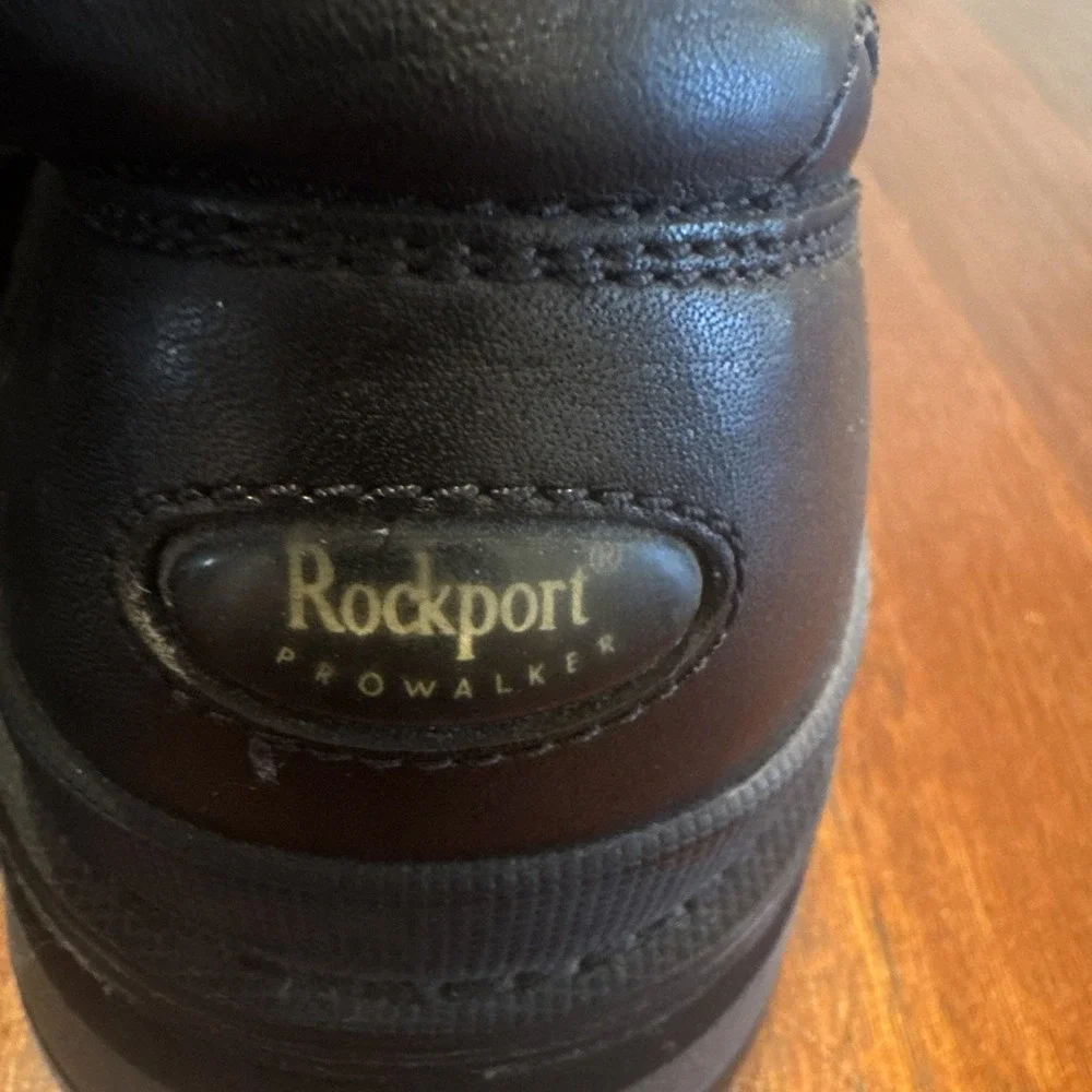 Rockport Walker Lace-Up Men's Leather‎ Comfort Shoes Size 13 Medium Made Hungary